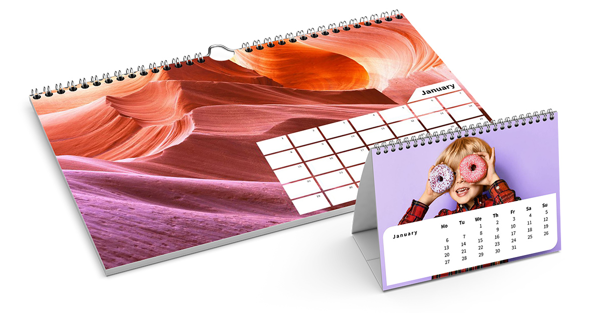 Your photo calendar in high-end quality of Saal Digital